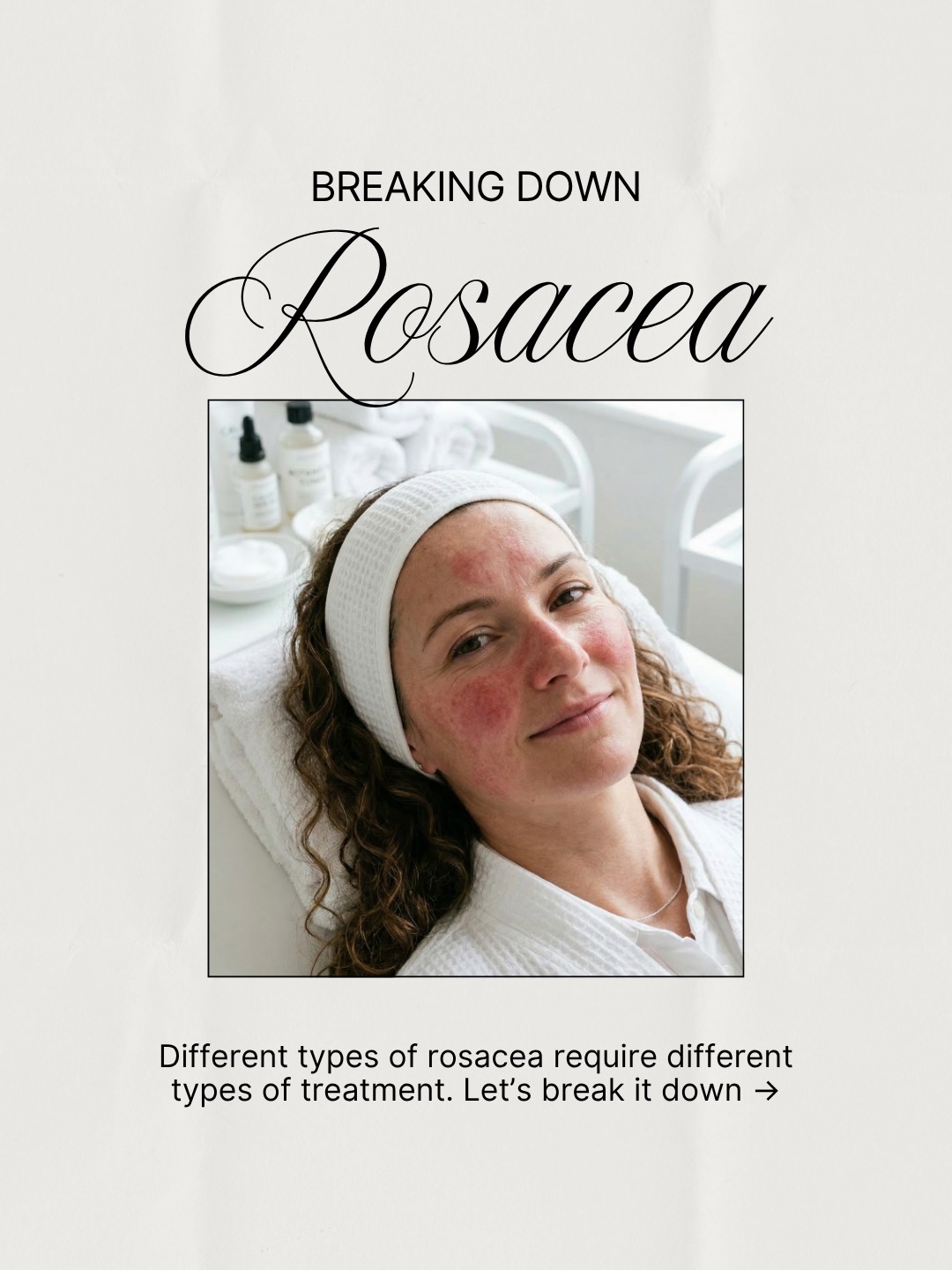 There are four recognized types of rosacea, and understanding which type you have is key to creating an effective treatment plan.

Many people experience a combination of subtypes, which is why personalized treatment is important.

Professional treatment options may include customized skincare, barrier repair protocols, laser therapy, and advanced skin treatments based on your specific presentation.

If you struggle with persistent redness or reactive skin, a consultation can help determine the best approach for long-term skin health.
📍 Alchemy MedSpa & Wellness Center
📞 423.654.7630

#RosaceaTreatment #SensitiveSkinCare #ChattanoogaMedSpa #FacialRedness #SkinBarrierRepair #RosaceaHelp #SkinHealth #MedicalAesthetics #HealthySkinJourney #LaserForRosacea #SkinCareEducation #ChattanoogaSkinCare #InflammationControl #BarrierRepair #SkinConsultation
