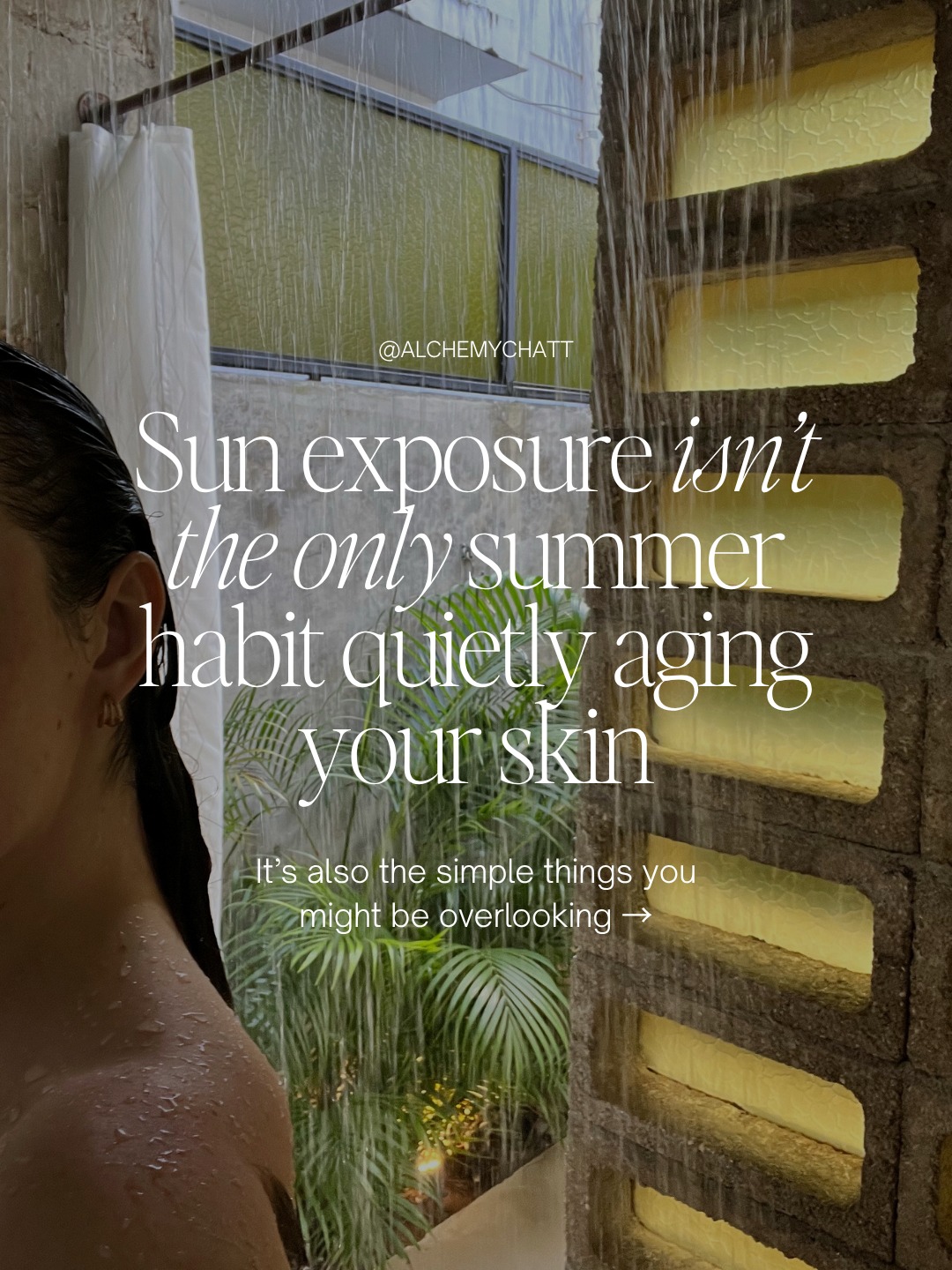 Is your summer routine secretly aging your skin?

Most people think sunburns are the biggest threat to healthy skin, but some of the most common summer habits can quietly accelerate wrinkles, fine lines, pigmentation, and collagen loss.

At Alchemy MedSpa & Wellness Center, we regularly see patients experiencing skin concerns caused by:

☀️ Skipping sunscreen or forgetting to reapply SPF
☀️ Excessive sun exposure
☀️ Dehydrated skin from heat and outdoor activities
☀️ Over-exfoliating with too many active ingredients
☀️ Using the same skincare routine year-round

The good news? A few simple adjustments can dramatically improve your skin's health and appearance.

Our team specializes in:
✨ Anti-aging treatments
✨ Medical-grade skincare
✨ Hydrafacials
✨ Microneedling
✨ RF Microneedling
✨ Chemical Peels
✨ Skin Tightening
✨ Sun Damage Repair
✨ Customized Skin Consultations

Healthy skin doesn't happen by accident—it happens with the right plan.

📞 Schedule your consultation today and let us create a customized skincare plan for your goals.

#AlchemyMedSpa #ChattanoogaMedSpa #ClevelandTNMedSpa #AntiAgingChattanooga #SkinRejuvenation #HealthySkin #Hydrafacial #Microneedling #MedicalGradeSkincare #SkinCareSpecialist #SunDamageRepair #WrinkleTreatment #FineLinesAndWrinkles #SkinTightening #AcneTreatment #GlowingSkin #BestMedSpa #FacialTreatments #SkinCareNearMe #AestheticMedicine