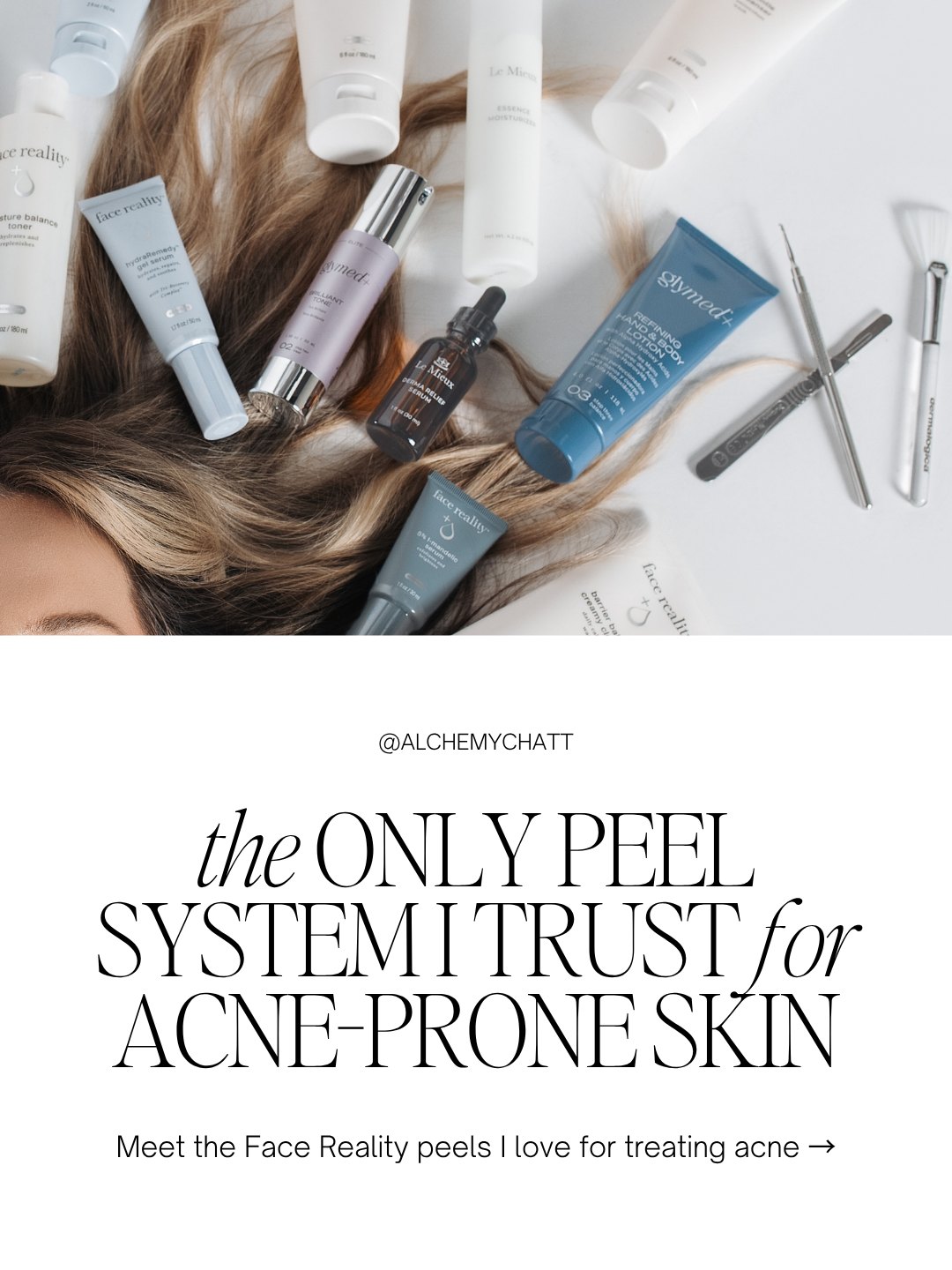 When I use Face Reality peels for acne treatment in Chattanooga at Alchemy MedSpa + Wellness, there is actually a method behind every choice I make. Here is what is happening behind the scenes.

Two different peels. Two different jobs. 

Clear Skin peels ✨ Used when your skin is actively breaking out.

Clear Synergy peels ✨ Once your skin starts improving I transition you here. 

And when I say level one, two, or three? That is just me adjusting the strength of the peel based on exactly how your skin is responding that day. 

So instead of a one-size-fits-all treatment, your peel is being customized in real time every single session. 😍

Been dealing with acne or congestion? Book your facial with us today! 423.654.7630