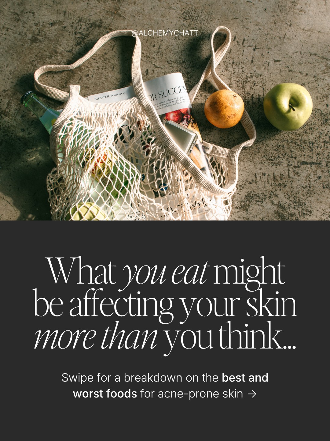 Okay we need to talk about food and acne for a second.

Is your diet the only reason you are breaking out? No. Does it matter? Absolutely yes.

The short version: sugar, dairy, and ultra processed foods create the internal environment acne loves. 🎂

Omega-3s, zinc, and greens do the opposite. 🥬

You do not have to be perfect. Just be a little more intentional and your skin will show you the difference.

What is one thing you know you should cut back on? No judgment here.
