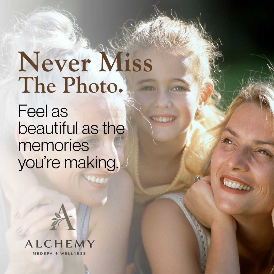 Whether it's family vacations, back-to-school photos, football season, weddings, or simply everyday moments—you deserve to feel confident every time someone says..."Smile!"

This August is the perfect time to refresh your look with treatments that enhance your natural beauty—not change it.

✨ August Specials
✔️ $100 OFF Facial & Lip Filler
✔️ Buy 2 syringes and save $270
✔️ Dysport or Daxxify (27 units) for $270
✔️ Complimentary Lip Flip with Microneedling
✔️ Complimentary Neck + Chest treatment with BBL HEROic or MOXI
✔️ 50% OFF Laser Hair Removal Packages

Because confidence lasts long after the picture is taken.
Book your consultation today before these specials disappear.
alchemymedspachatt.com | 423.654.7630

#AlchemyMedSpa #BeautifulMemories #FeelConfident #MedicalAesthetics #BBLHeroic #MOXI #LipFiller #SkinRejuvenation #NaturalBeauty #Confidence
